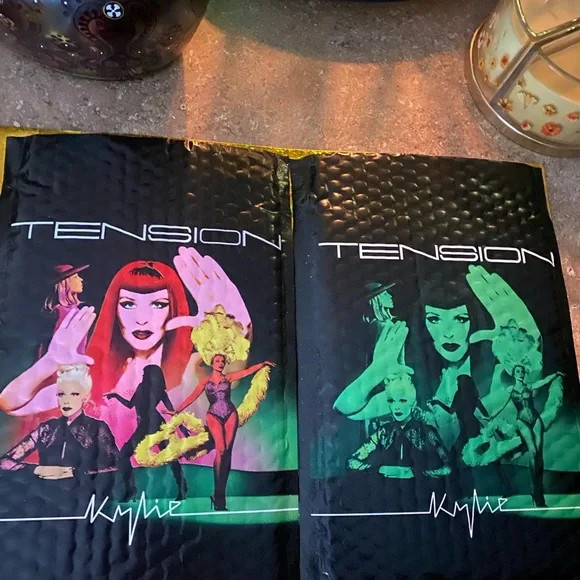 kylie minogue TENSION CD CLUB PACK MINT WITH PROMOTIONAL MAILERS RARE!!!!